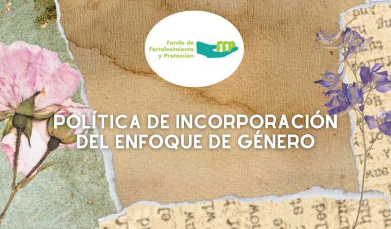 Política de incorporación del enfoque de género en el FFP