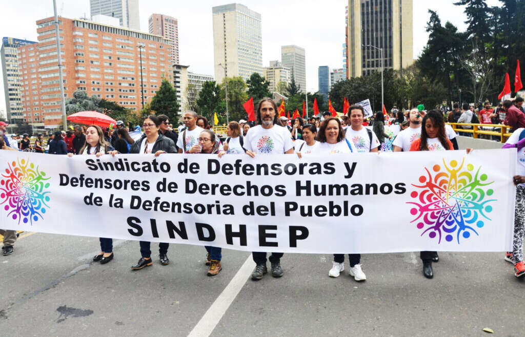 El Fondo de Fortalecimiento y Protección FFP, rechaza las amenazas contra la vida del defensor de Derechos Humanos y presidente del sindicato SINDHEP, William Salazar Valencia