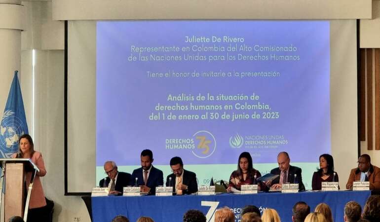 “Deterioro para la libertad de expresión de personas defensoras de derechos humanos, líderes, lideresas y comunidades en los territorios” Alto Comisionado de la ONU