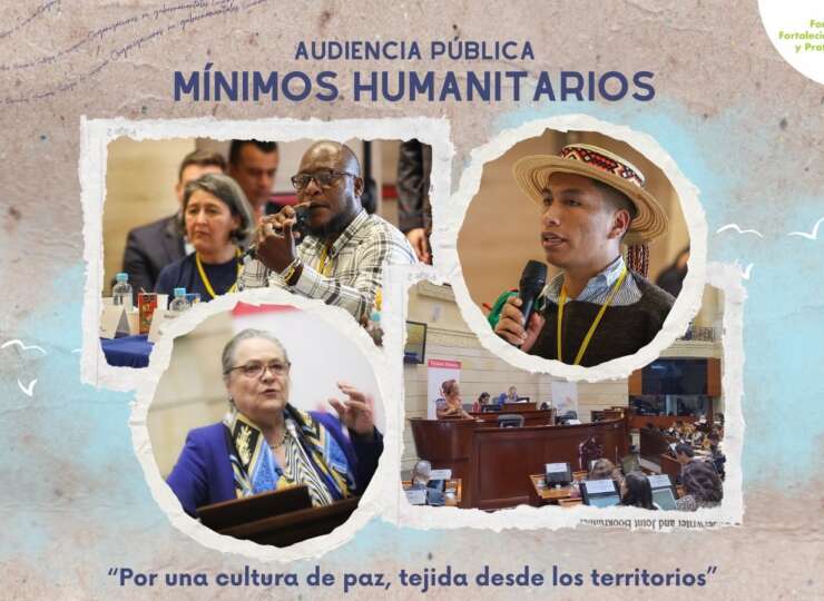 Los Mínimos Humanitarios para una Cultura de Paz, un llamado a la protección a líderes y lideresas sociales