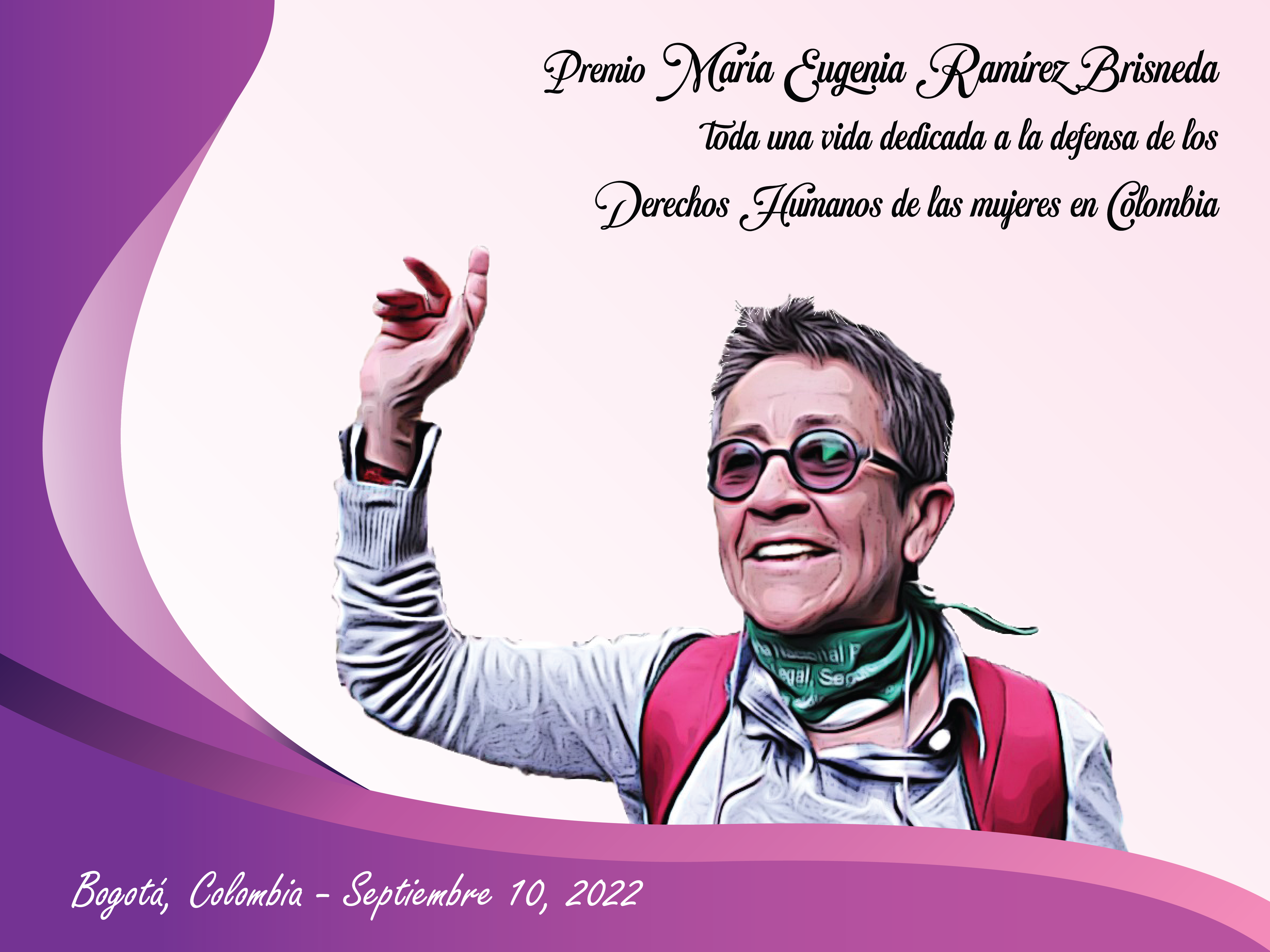 Premio ‘María Eugenia Ramírez Brisneda’ Toda una vida dedicada a la defensa de los Derechos Humanos de las mujeres en Colombia