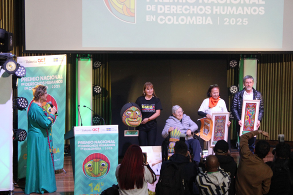 Defender es vivir: Premio Nacional de Derechos Humanos 2025 reconoció a quienes luchan por la vida y la paz en Colombia